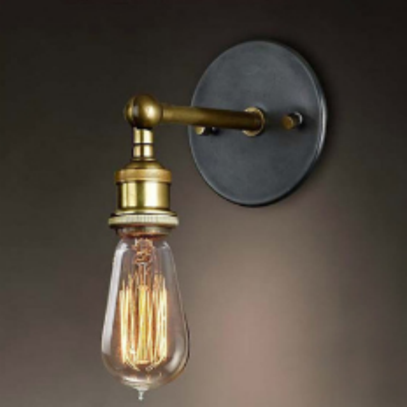 Vintage Amerikaanse industriële verstelbare wandlamp voor thuiskamerdecoratie en verlichting