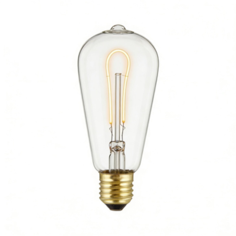 ST64 Clear Soft Filament LED Bulb for Bar Home Decor Lighting
