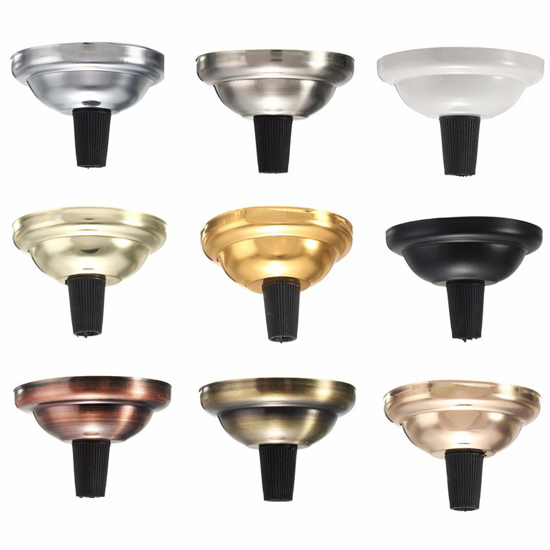 Mini Domed Iron Ceiling Rose 68×25mm Multi-Color for Compact Pendant Lighting