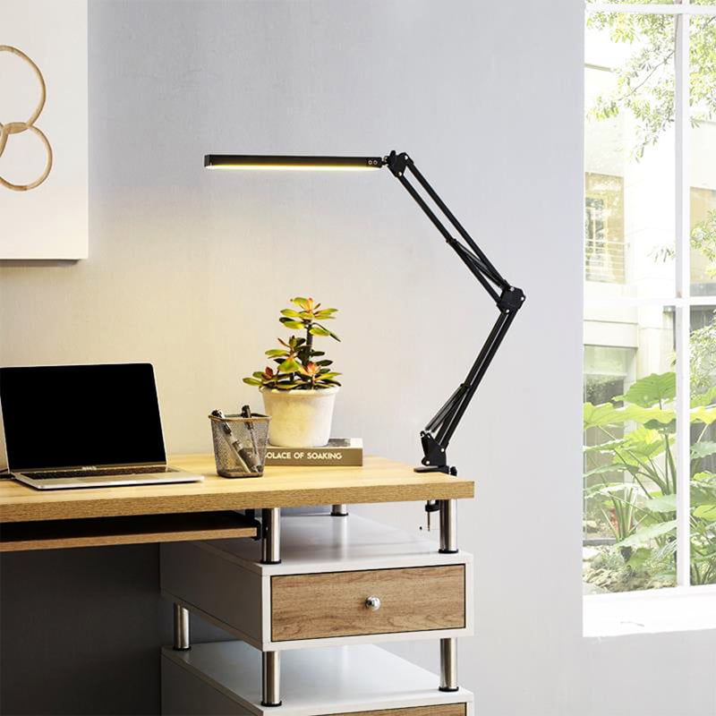 Modern Learning Eye protection Reading Portable Folding Desktop Clip Table Lamp