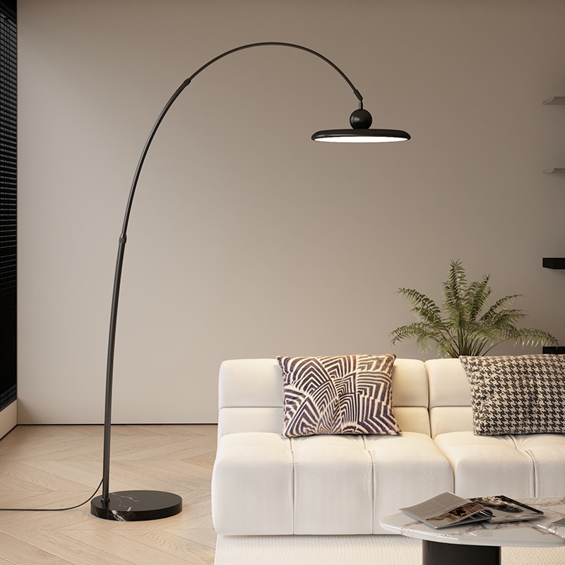 Modern Adjustable Arc Iron Dimmable LED Floor Lamp for Living Room Bedroom 