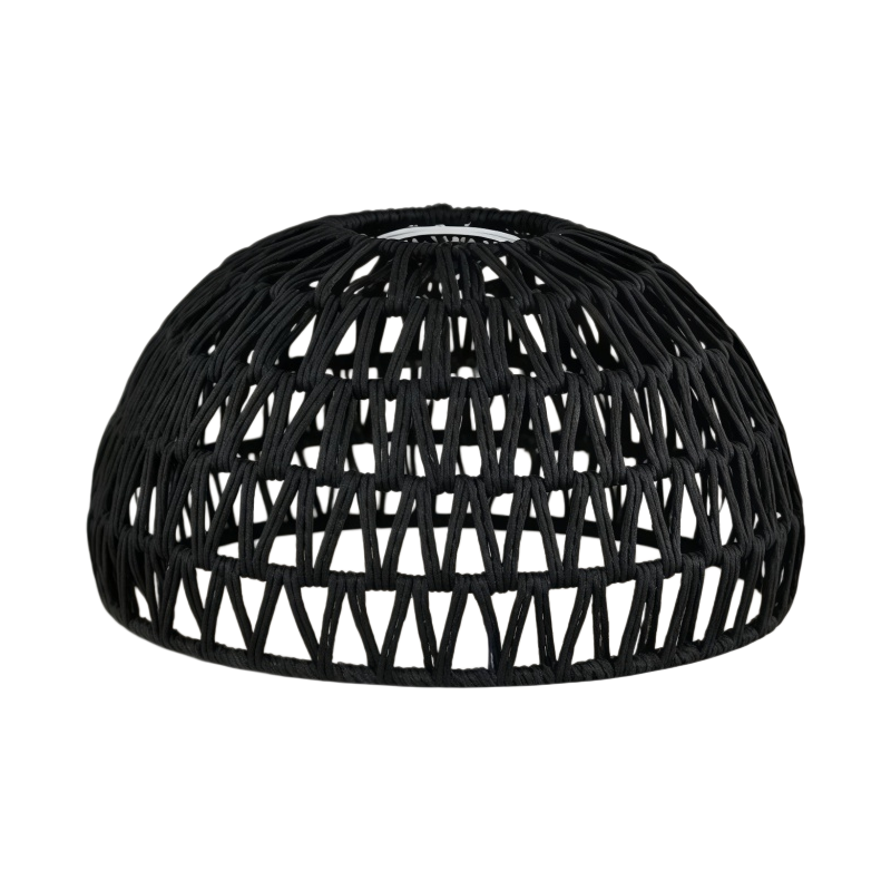 Hanging Lamp Pendant Light DIY Handwoven Paper Rope Lampshade for Home Restaurant
