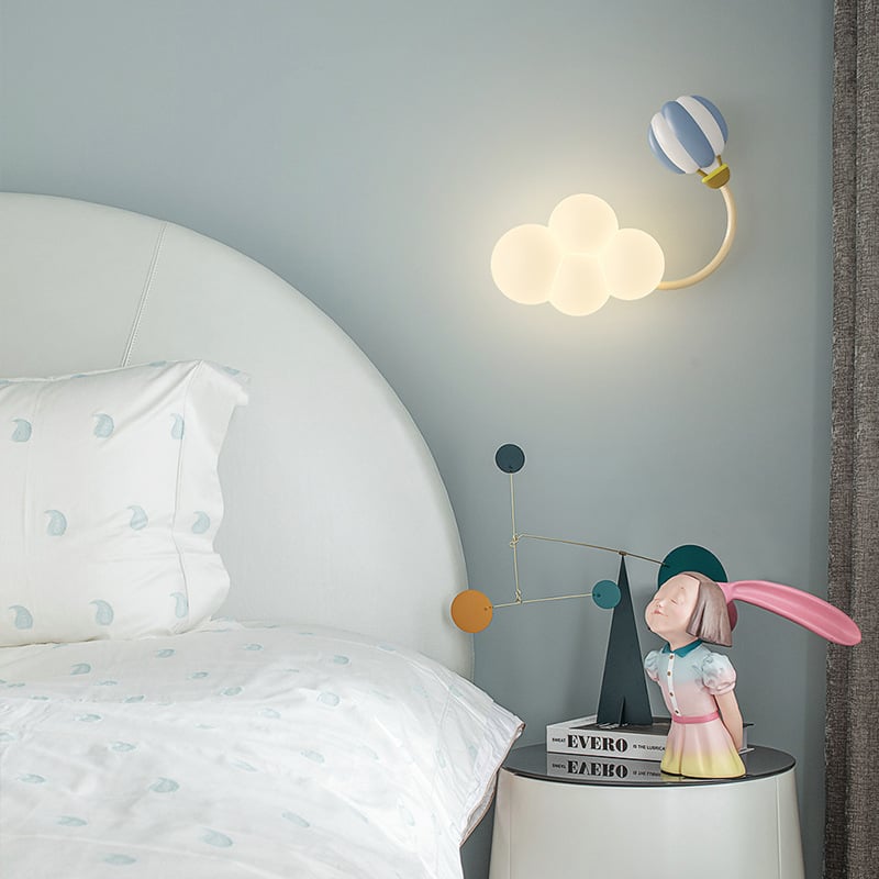 Childrens Room Background Popular Simple style Bedside Light Decorative Wall Lamp