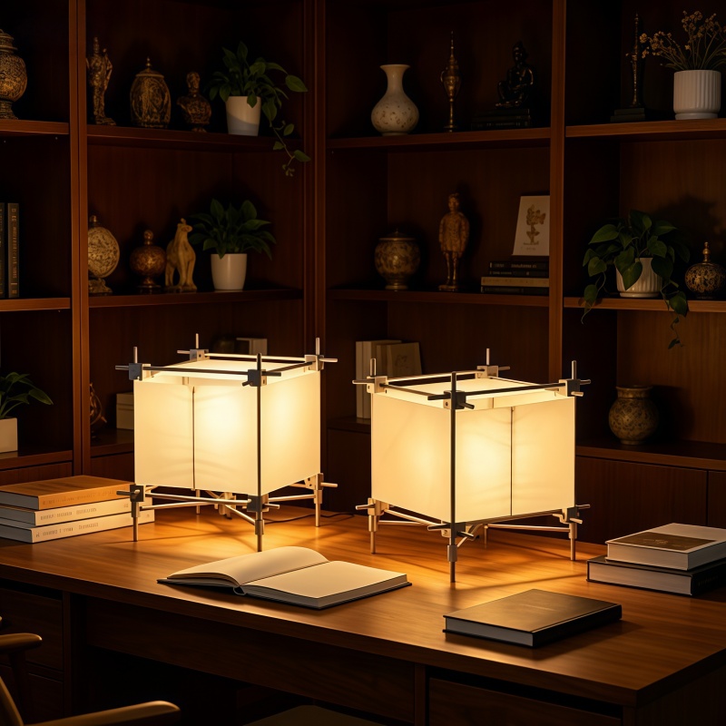 Japanese-style Wabi-sabi LED Night Light Bedside Table Lamp Bedroom Living Room Desk Lamp for Home Hotel Garden Decor