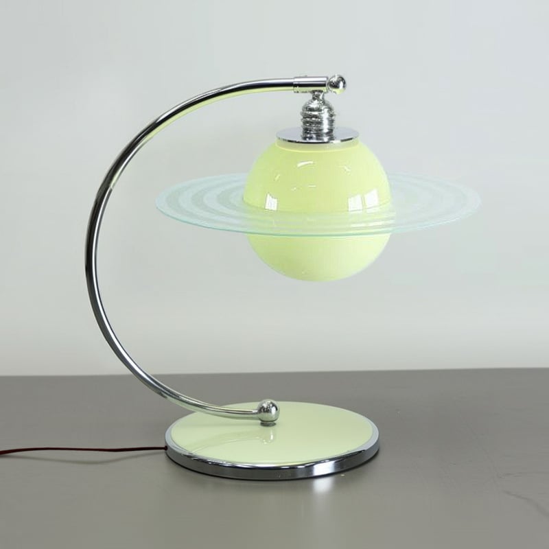 Nordic Yellow Green High-end Bedroom LED Planet Bauhaus Vintage Table Lamp