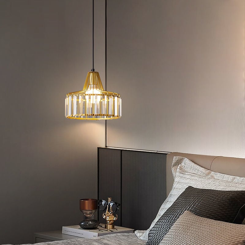 Modern Luxury Transparent Crystal Glass Creative LED Restaurant Pendant Light