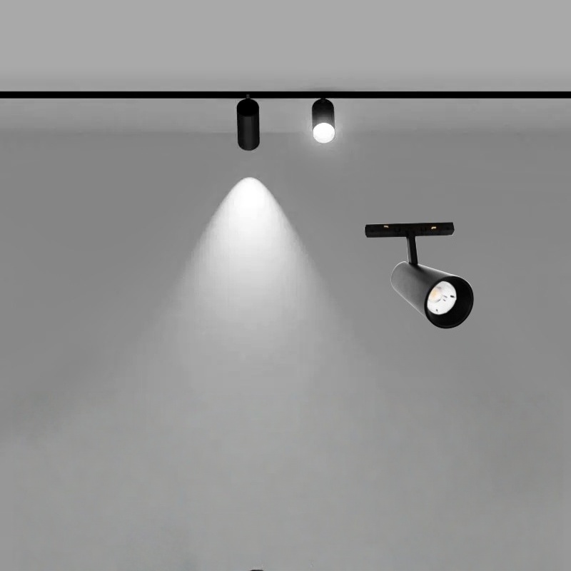 48V Magnetic Track LED Spotlight Bridgelux Chip for Shop Accent Lighting