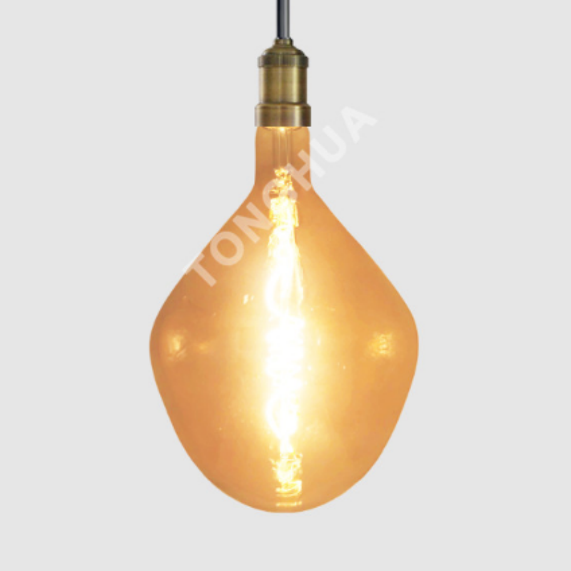 D160 Big Size Vintage Amber LED Filament Bulb for Hotel Bar Restaurant Decor