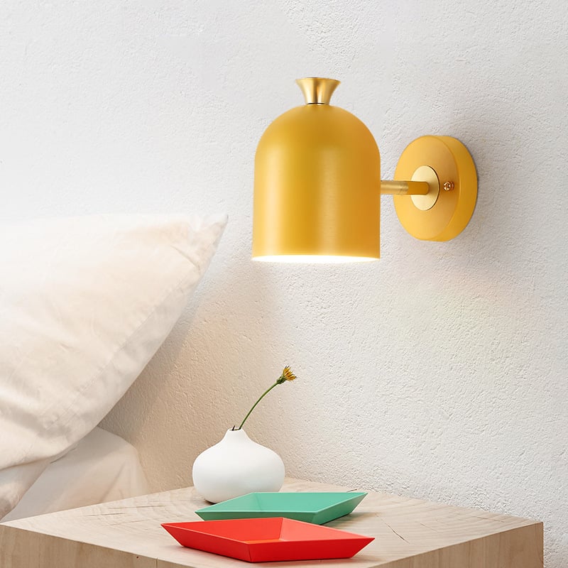 Nordic Macaron LED Wall Lamps for Bedroom Living Room Wall Lights Decor