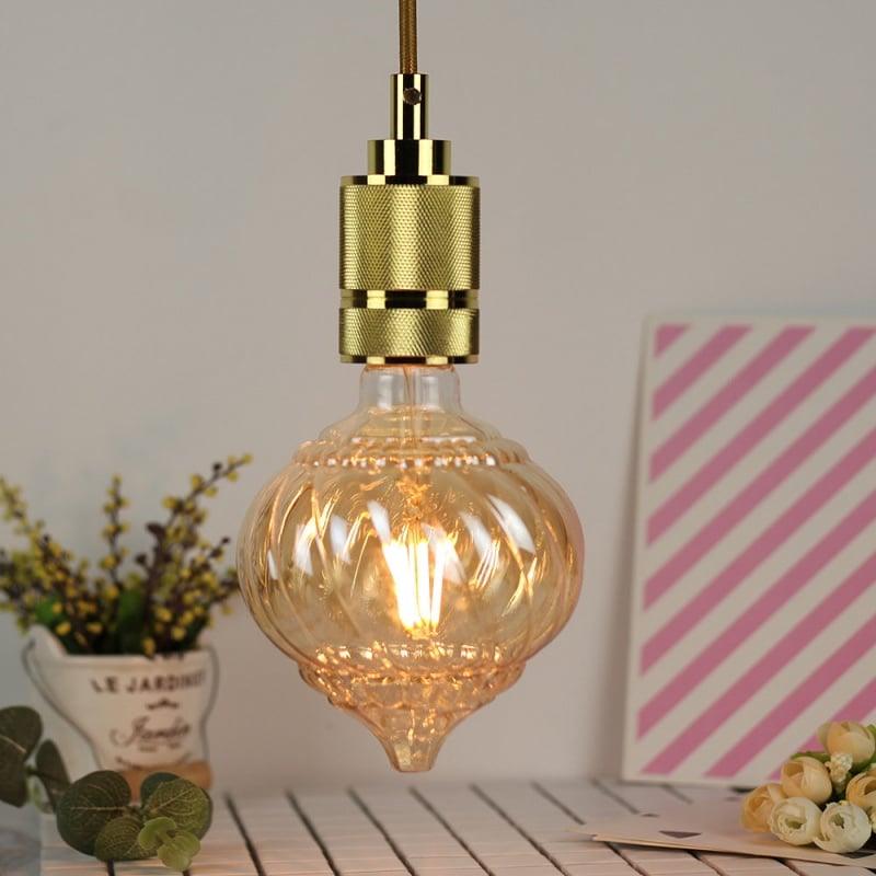 P120 Big Size LED Filament Bulb Dimmable Energy Saving Lantern-shaped Vintage Bulb