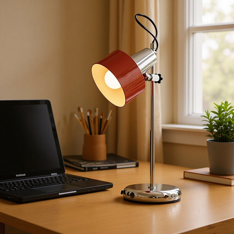 Mid Ancient Style Light Luxury Italian Designer Bedroom Eye protection Desk Lamp