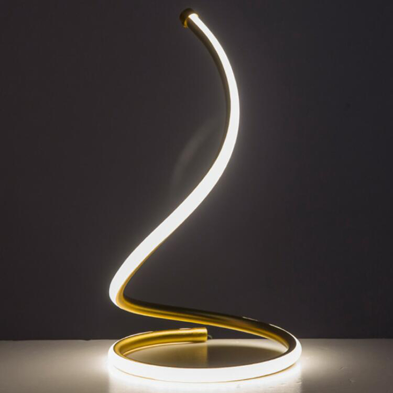 Simple Creative Atmosphere Bedroom Bedside Eye protection Snake Shaped Desk Lamp