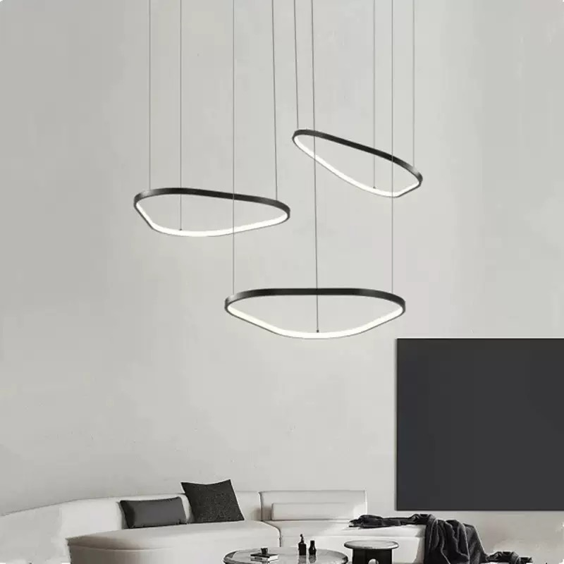 Italian Style Irregular Aluminum LED Pendant Light Special Design Chandelier for Home