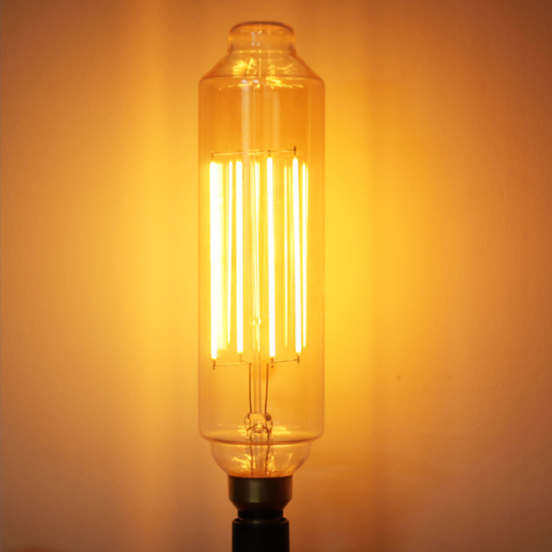 BT76 Big Size Clear Glass LED Bulb for Indoor Decor Lighting