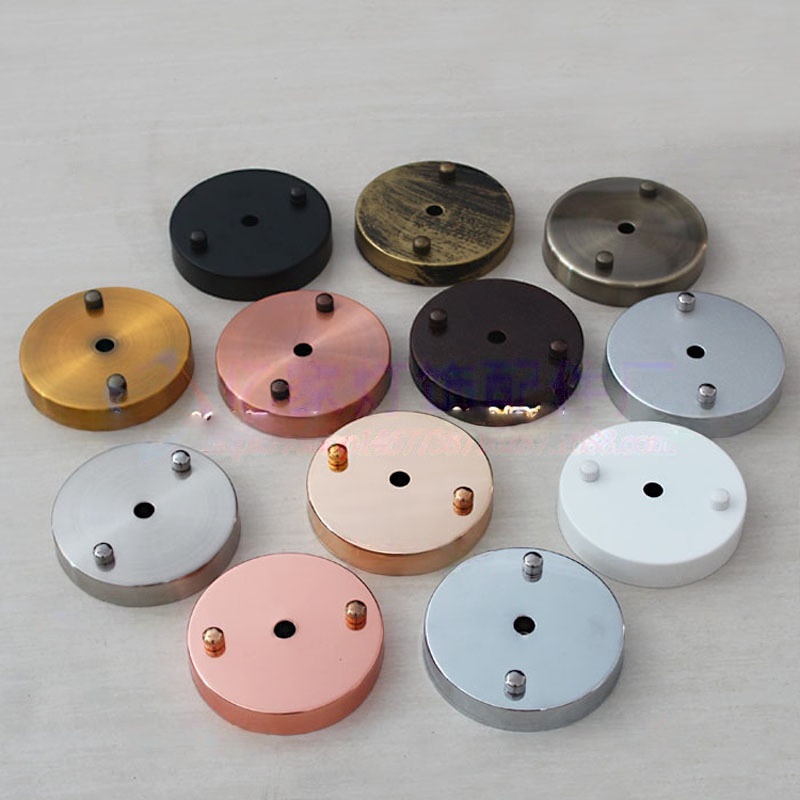 Multi-Color Iron Ceiling Rose 100×20mm for Pendant Lamp Mounting