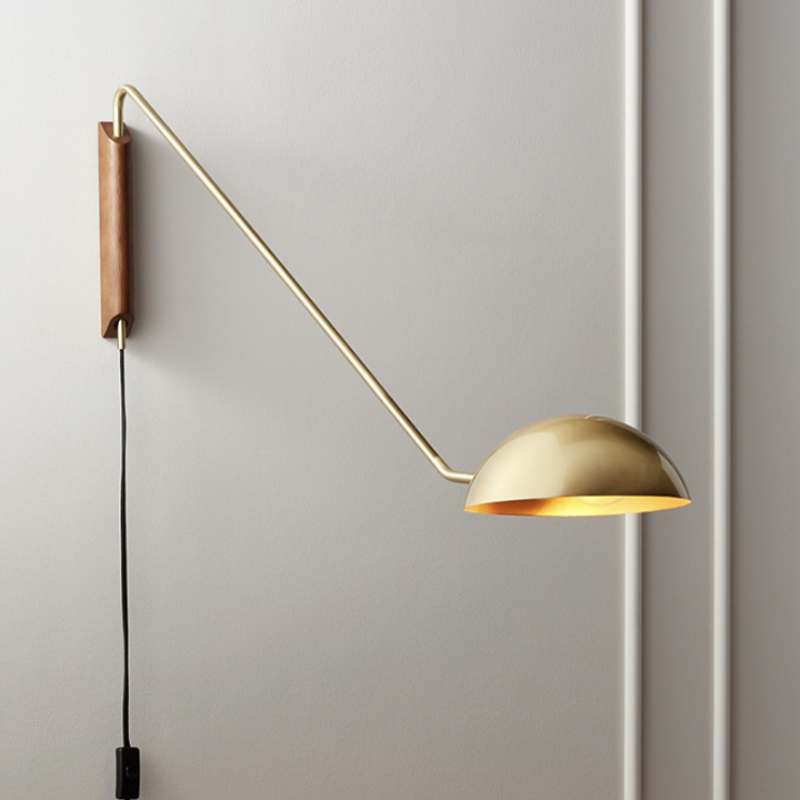 Italian Nordic Modern Design Adjustable Light Luxury Long Arm Wall Light for Bedroom Living Room Sofa Side