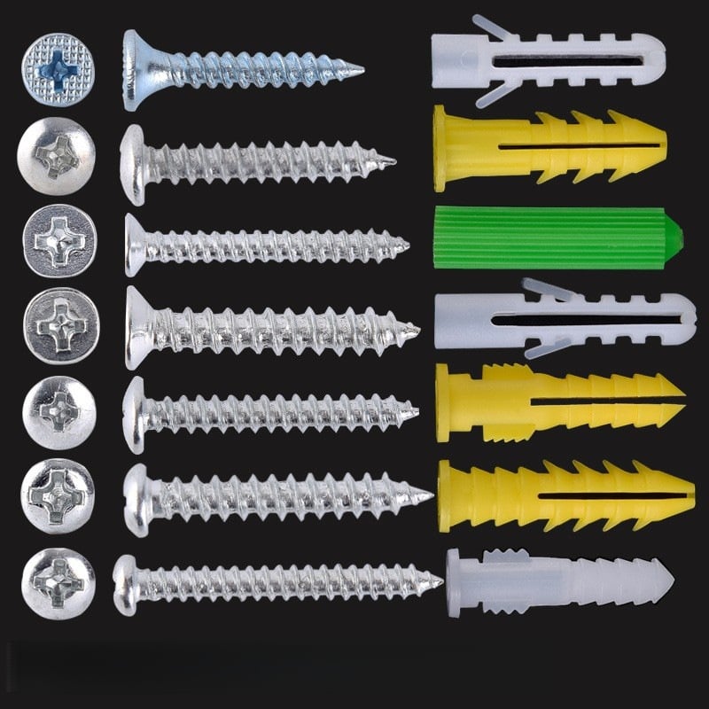 Light Fixture Mounting Kit Self-Tapping Screws Expansion Plugs for Lighting 