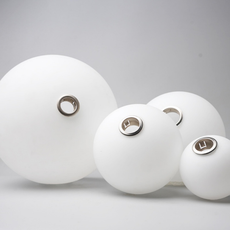 G9 Round Glass Lampshade White Frosted Ball Shape Cover for Indoor Table Lamp or Chandelier 