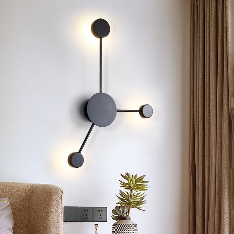 Lampu Dinding Bergaya Nordik Modern Minimalis untuk Dekorasi Dinding Latar Belakang Ruang Tamu dan Penciptaan Suasana