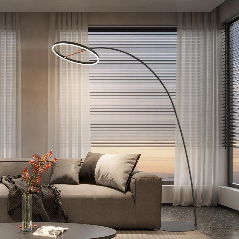 Modern Arc Dimmable LED Floor Lamp for Living Room Bedroom Home Decor