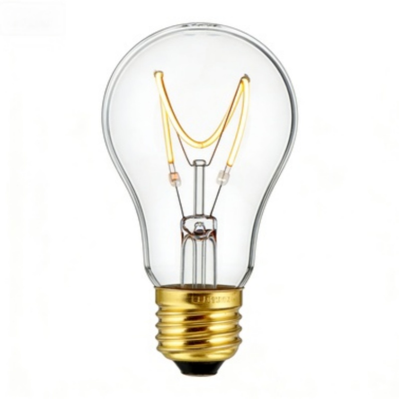 A19 Clear Soft Filament LED Bulb for Bar Restaurant Home Decor Lighting