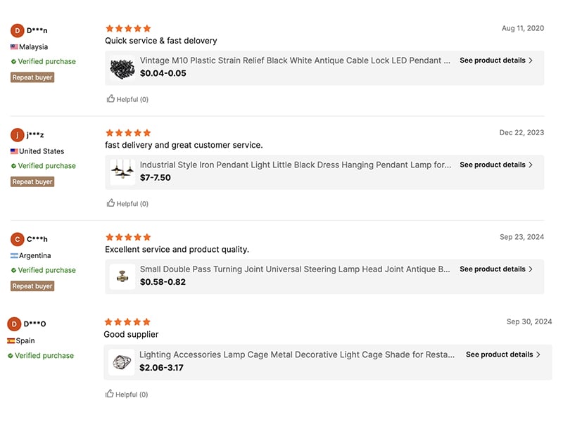 Customer reviews