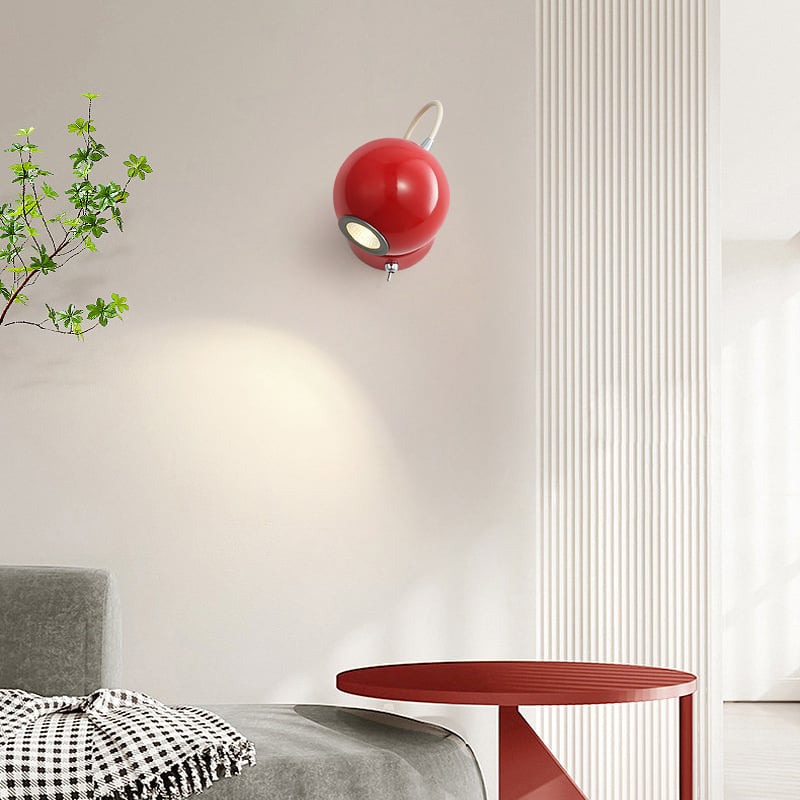Red Green Beige Bedroom Home Room Parlor Sconce Magnet Design Movable Wall Lamp
