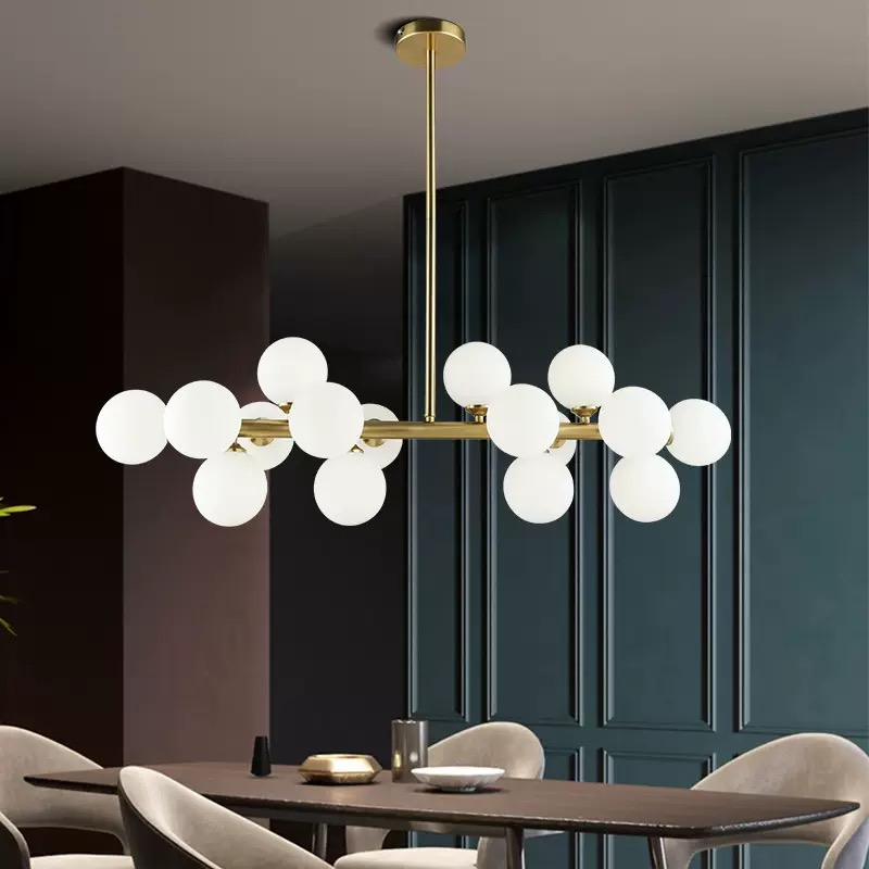 Noordse minimalistische ‘Magic Bean’-hanglamp voor eetkamer, hotel, restaurant en woondecoratie