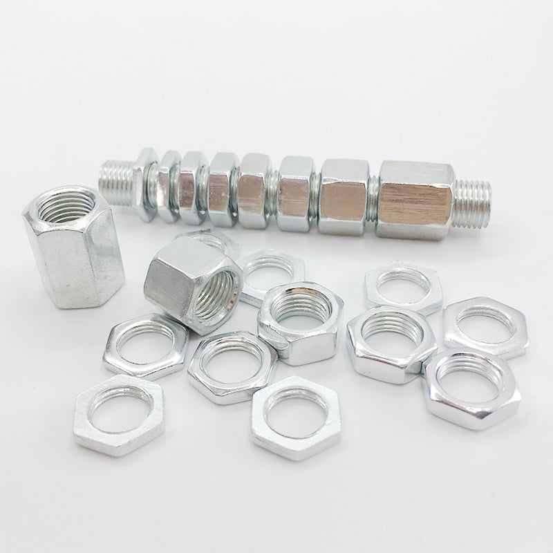 M10 Hexagon Thin Nut Lighting Accessory for Lamp Fixture Assembly