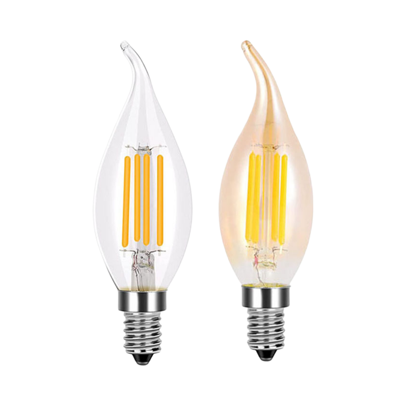 C35 Tail LED Filament Bulb Flame-shaped for Decor Lighting