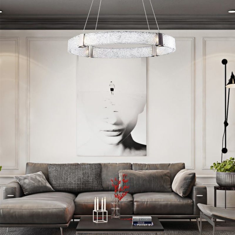 Dewdrop Glass Pendant Light Nordic Luxury Hardware Body Elegant Deco Ceiling Light for Indoor Living Room Hotel