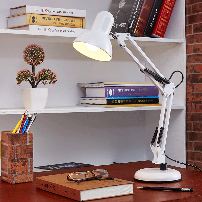American Retro Adjustable Rotatable Multi Style Eye protection Study Table Lamp