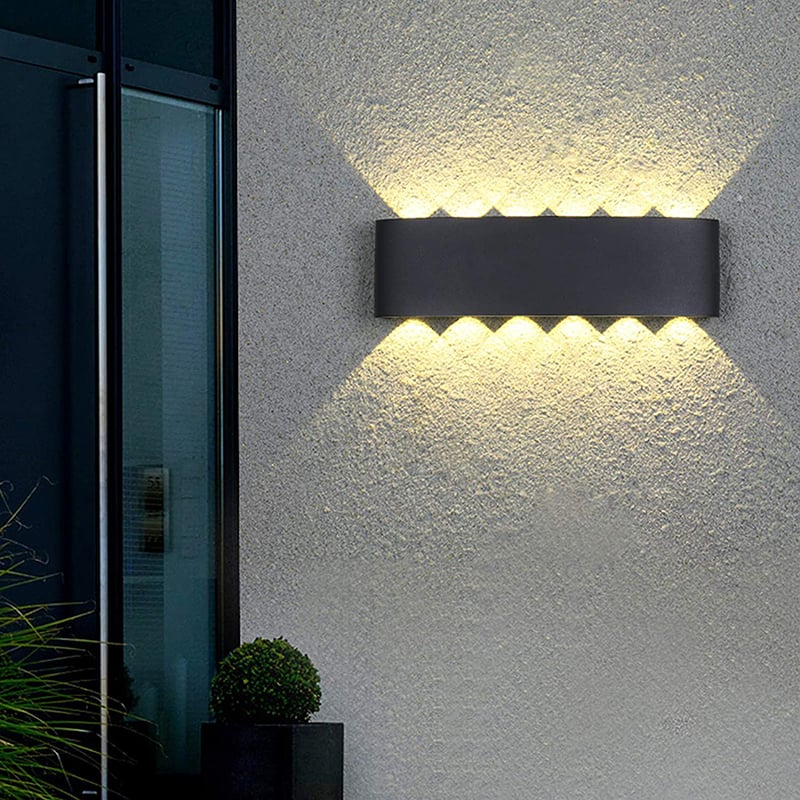 Stairs Exterior Interior Porch Waterproof IP65 6W/8W/10W Aluminum Up Down LED Wall Light