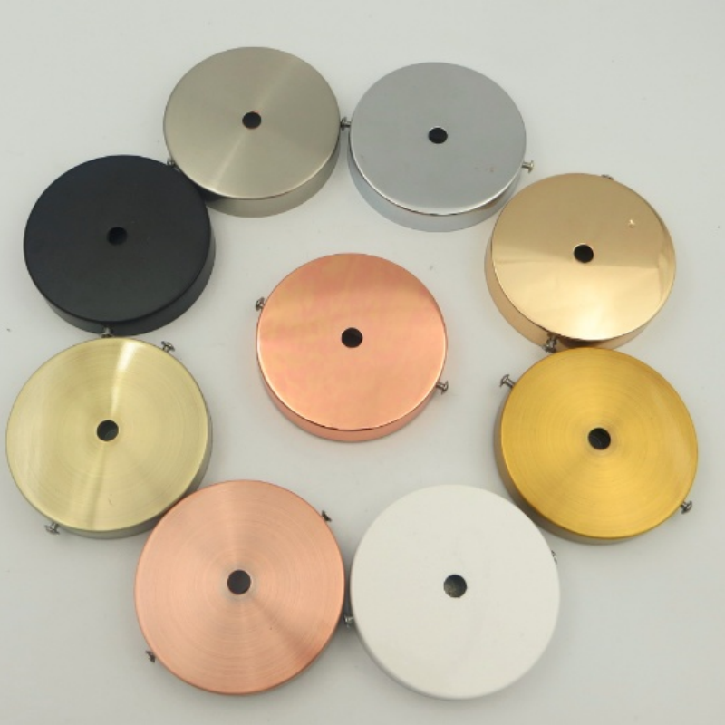 Multi-Color Iron Ceiling Rose 100×20mm for Modern Pendant Lighting Fixtures