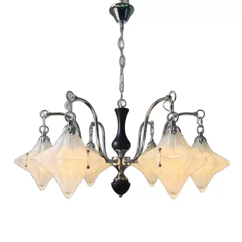 Lampu Gantung Kamar Tidur Bergaya Vintage Prancis, Besi, Modern Minimalis, Kreatif, Mewah, Seni Tingkat Tinggi, Gaya Krem, Retro, Italia-Amerika