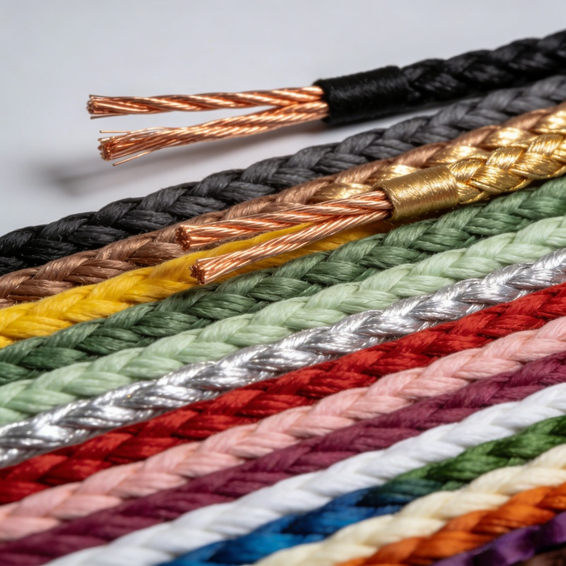 Vintage Twisted Braided Cloth Covered Copper Cable 0.75mm² for Retro Lighting