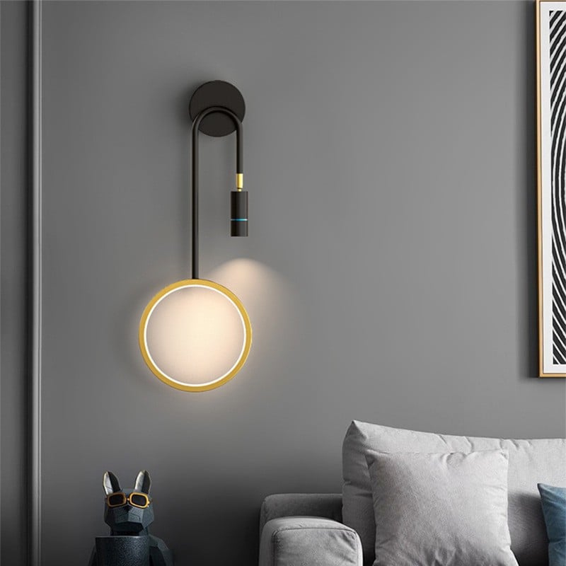 Ring Circle Light Indoor IP44 IP20 Modern Bedside LED Wall Mounted Light for Decoration