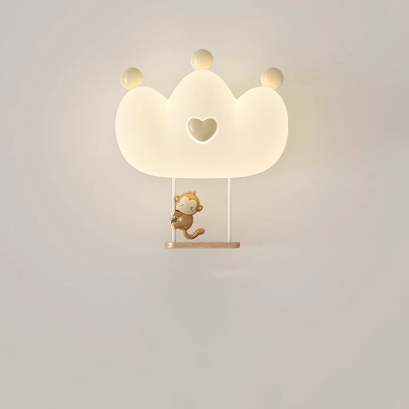 Children's Room Headboard Wall Lamp Girls Simple Fashion Cartoon Full Spectrum Bedroom