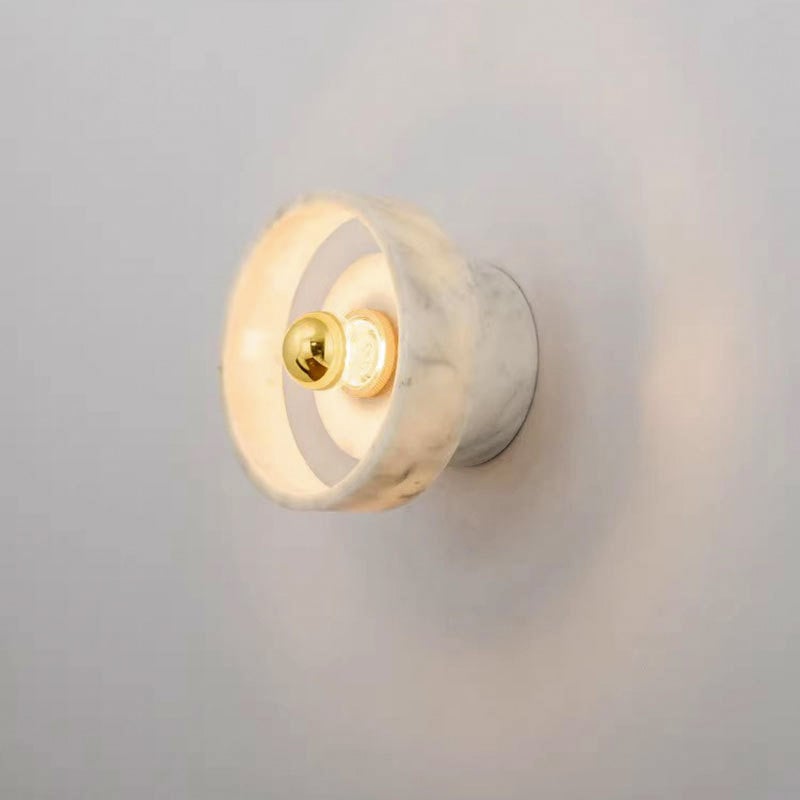 Modern Design Marble Wall Mounted Lamp for Hotel Bedroom Bedside Living Room Background