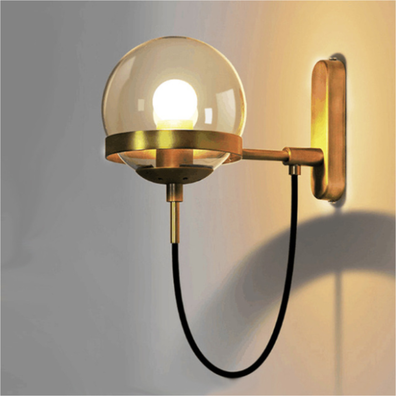 Nordic Post-modern Minimalist Creative Ball Wall Lamp for Hotel Restaurant Home Decor