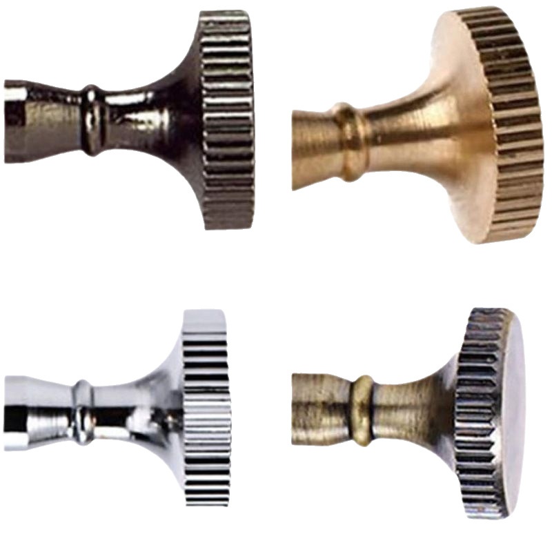 Multi-Color Brass Knob Switch Handle for Lamp Holder with Internal Thread