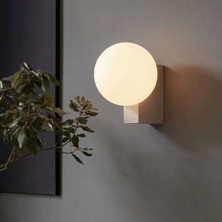 Newly Modern Hotel Living Room Corridor Staircase Acrylic Ball Shade Surface Wall Lamp 