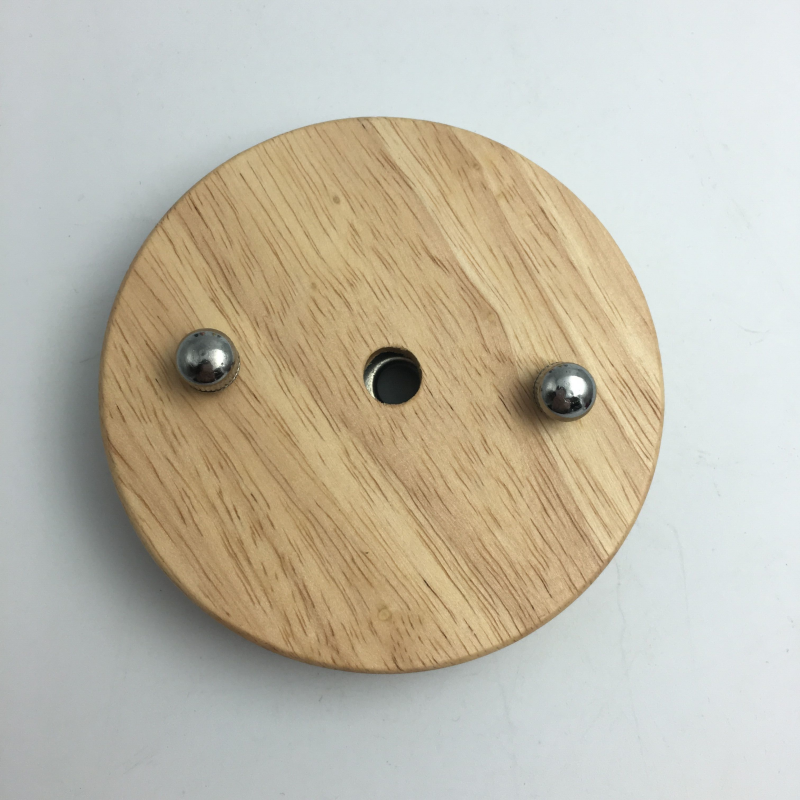 Natural Burlywood Wooden Ceiling Rose 100×20mm for Rustic Pendant Lighting
