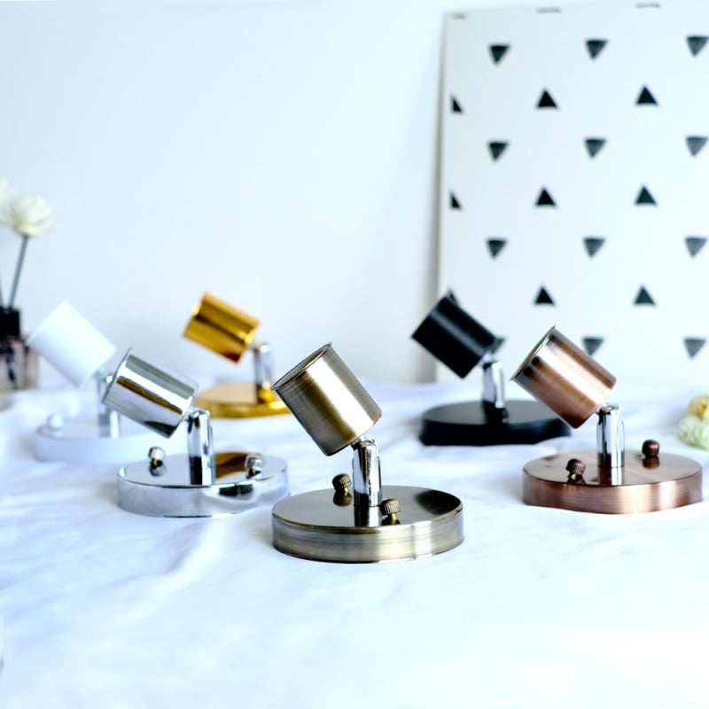 E27 Multicolor Metal Lamp Holder Adjustable Swivel Lamp Holder