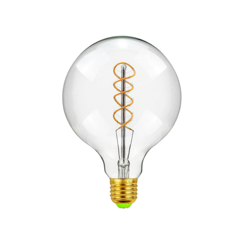 G80/G95/G125 Clear Soft Filament LED Bulb for Bar Restaurant Home Decor Lighting