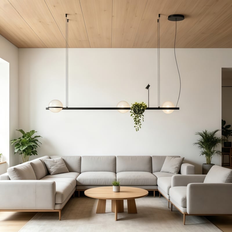 Modern Special Design Houseplant Dining Room Pendant Light Decorative Restaurant Coffee Shop Hanging Lamp