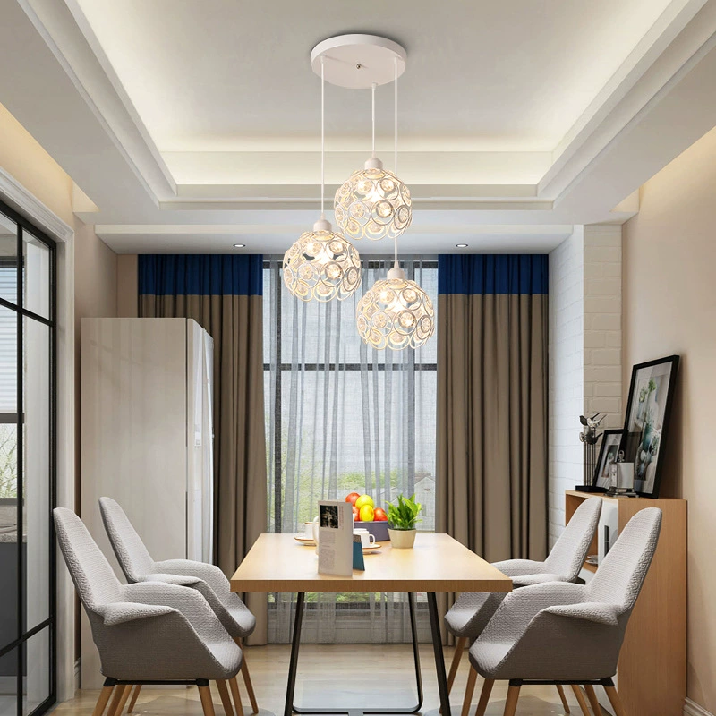 Vintage Luxury Crystal Half-round Lampshade for Ceiling Light Pendant Lamp Table Lamp DIY