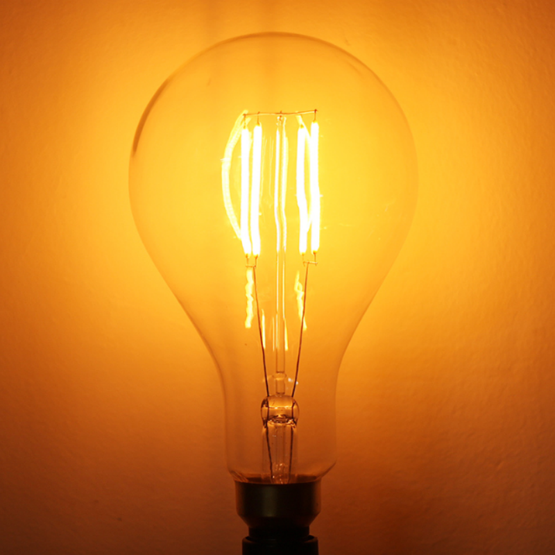 PS40 Big Size Clear Glass Bulb for Indoor Decor Lighting
