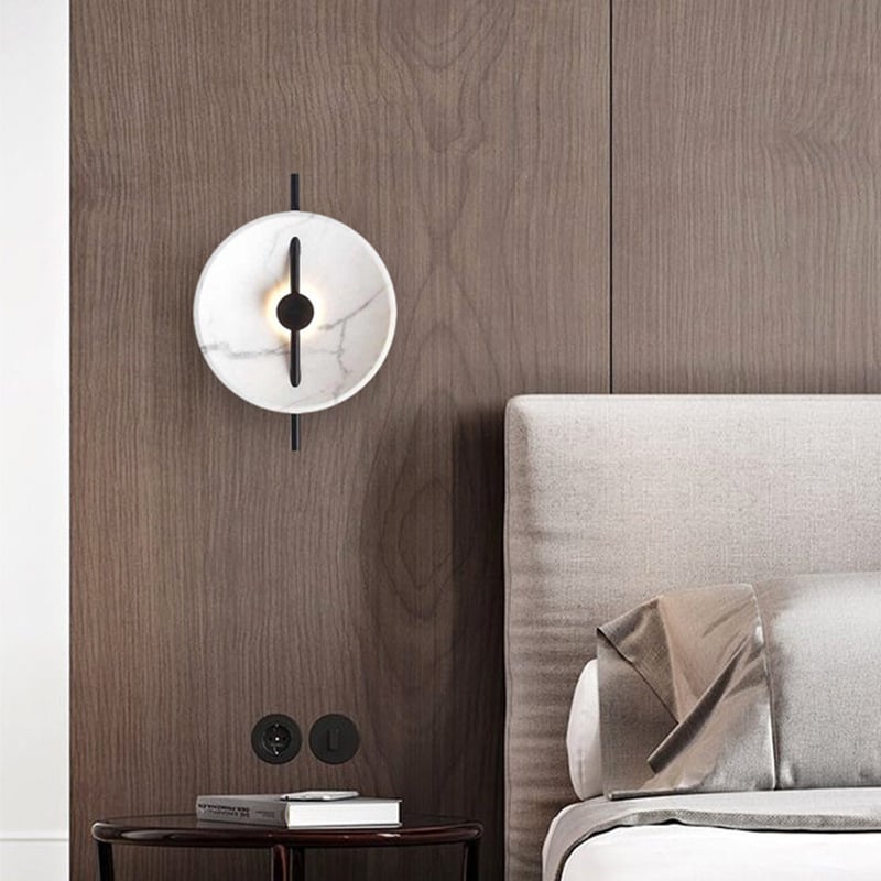 Post-Modern Art Living Room Background Decorative Led Resin Wall Lamp
