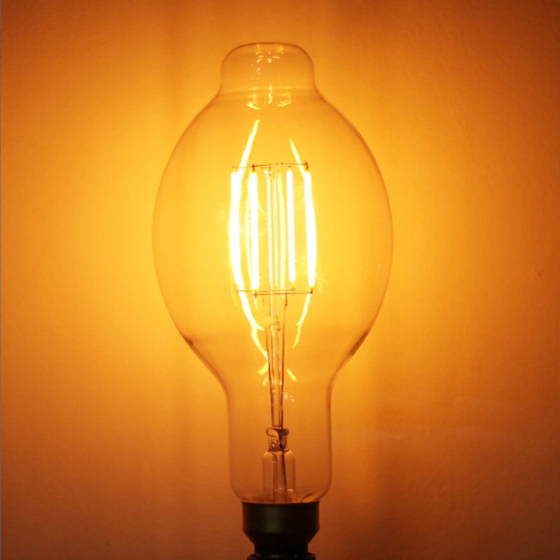 BT118 Big Size Clear Glass Bulb for Bar Lighting
